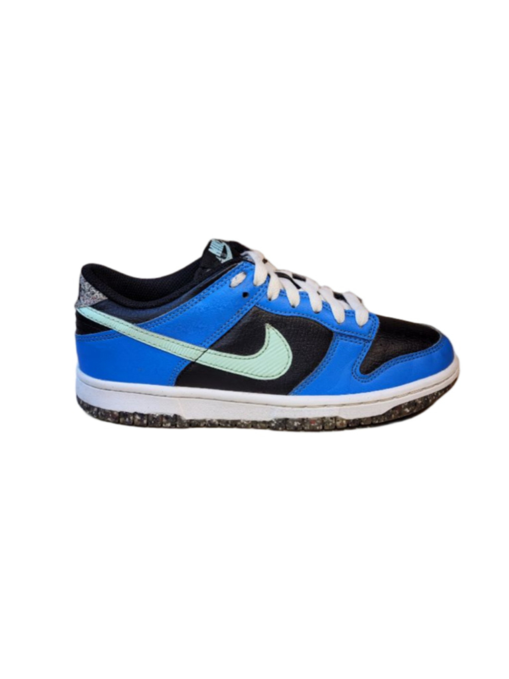Nike Dunk Low SE (GS) Blue Black Leather Athletic Sneakers